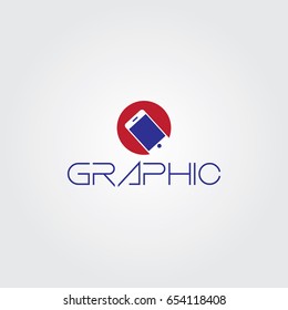 Creative logo design and Unique symbol with smart phone.