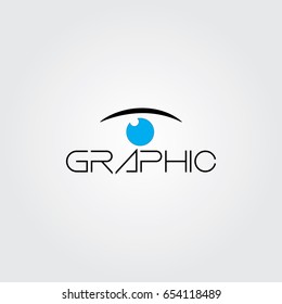 Creative logo design and Unique symbol with eye.