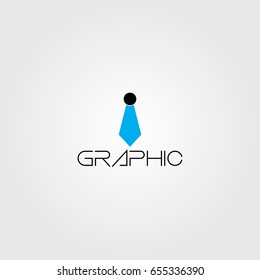 Creative logo design and Unique symbol with tie.