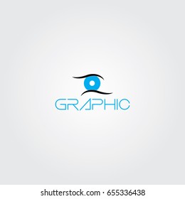 Creative logo design and Unique symbol with eye.