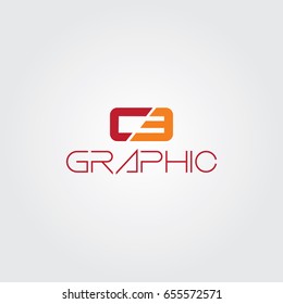 Creative logo design and Unique symbol with c and b.