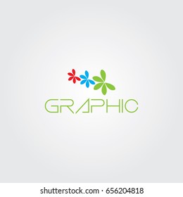Creative logo design and Unique symbol with flowers.