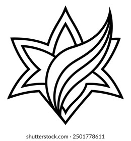 Creative logo design Vector logo design Black and white
