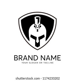 creative logo design warrior vector template