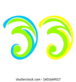 Creative logo designs with beautiful shapes