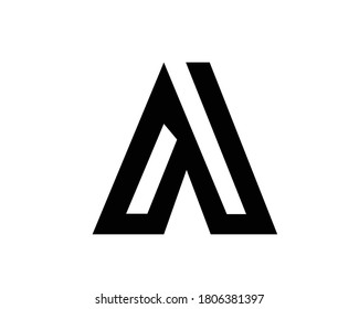 Abstract Letter Ba Logo This Logo Stock Vector (Royalty Free ...