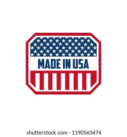 creative logo designs Made In USA, Labels and badges with a nice white background