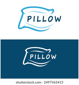 Creative logo designs for pillows, blankets, bed sheets and beds, sleep, zzz, clock, moon and stars.