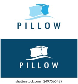 Creative logo designs for pillows, blankets, bed sheets and beds, sleep, zzz, clock, moon and stars.