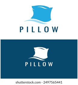 Creative logo designs for pillows, blankets, bed sheets and beds, sleep, zzz, clock, moon and stars.