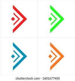 Creative logo designs with simple shapes