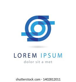 Creative logo geometric circle. Modern abstract icon design for your company