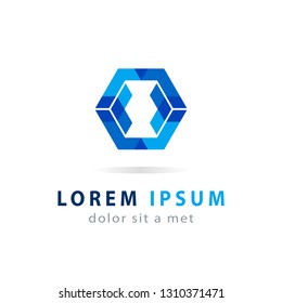 Creative logo geometric design. Modern logotype, abstract icon
