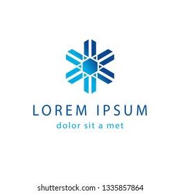 Creative logo geometric design. Modern abstract icon for your company