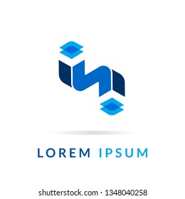 Creative logo geometric design. Modern abstract icon for your company