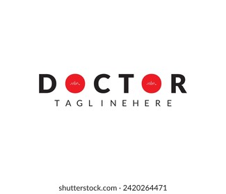 Creative Logo for health care phonendoscope victor illustration.
