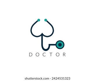 Creative Logo for health care phonendoscope . 