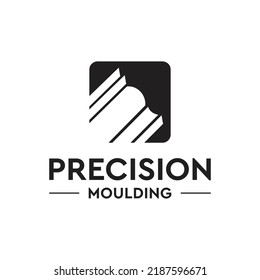 Logo creativo para una empresa de molduras residencial de gama alta 