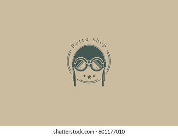 Creative logo for the historic retro store