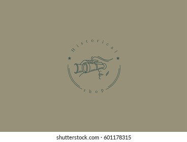 Creative logo for the historic retro store