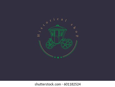 Creative logo for the historic retro store