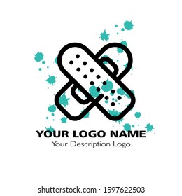 Creative logo hospital simple template