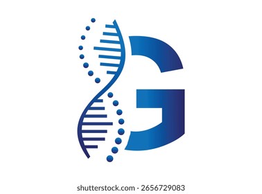 creative logo icon DNA latter G