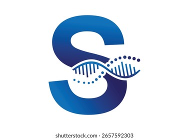 icono de logotipo creativo ADN más tarde S