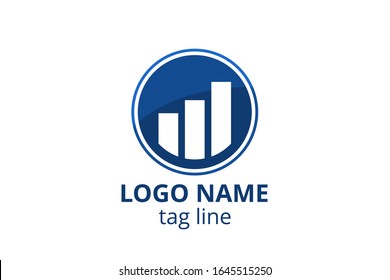 Creative Logo icon sign design Template for accounting, consultant, finance, management, investment corporate.