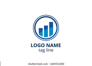 Creative Logo icon sign design Template for accounting, consultant, finance, management, investment corporate.