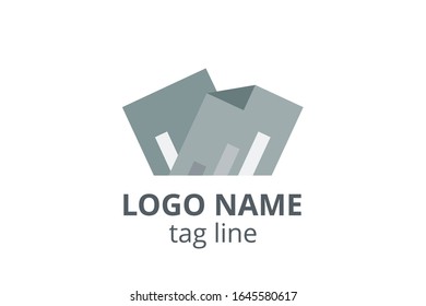 Creative Logo icon sign design Template for accounting, consultant, finance, management, investment corporate.