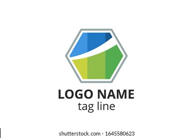 Creative Logo icon sign design Template for accounting, consultant, finance, management, investment corporate.