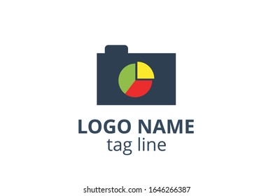 Plantilla de diseño de símbolos de logotipo creativo para contabilidad, consultor, finanzas, gestión, empresa de inversión.