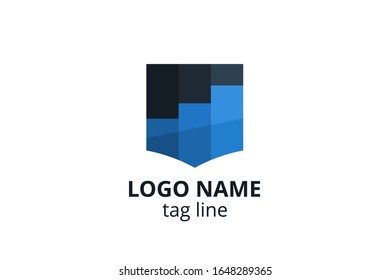 Plantilla de diseño de símbolos de logotipo creativo para empresa consultora, contabilidad, finanzas, gestión, empresa de inversión.