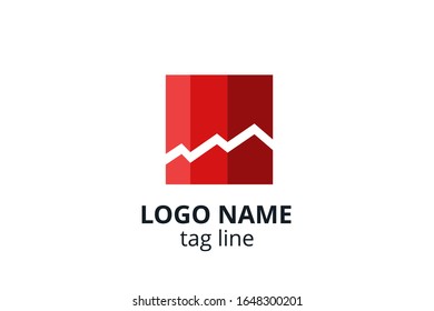 Creative Logo icon sign design Template for consultant company, accounting, finance, management business, investment corporate.