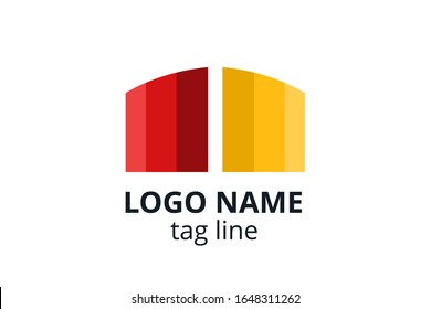 Plantilla de diseño de símbolos de logotipo creativo para empresa consultora, contabilidad, finanzas, gestión, empresa de inversión.