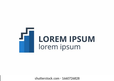 Creative Logo icon sign design Template for accounting, consultant, finance, management, investment corporate.