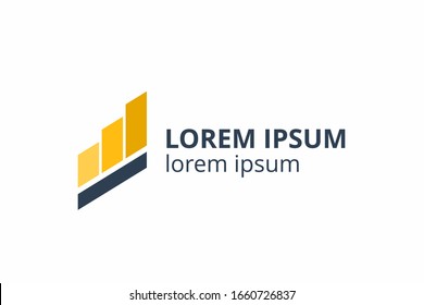 Creative Logo icon sign design Template for accounting, consultant, finance, management, investment corporate.