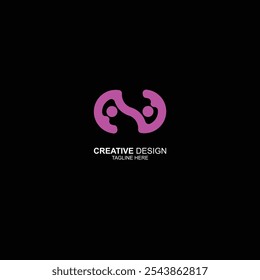 Icono de logotipo creativo con Ilustración vectorial creativa