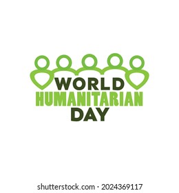 Logo Creativo O Icono Del Día Mundial De La Asistencia Humanitaria