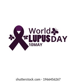 Creative logo or icon Of world lupus day