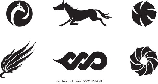 Creative Logo Ideas: Elevate Your Brand with Unique Icons for Corporate, Social, and Diverse Vibes