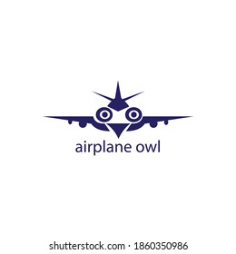 Creative logo illustration of airplane, bird abstract vector design