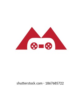 creative logo illustration mountain game abstract vector design