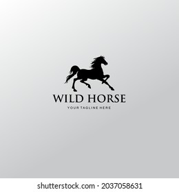 Creative Logo Illustration Wild Horse Icon Stock Vector (Royalty Free ...