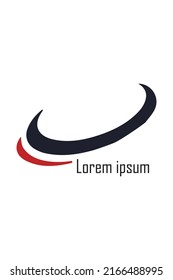 CREATIVE LOGO IMAGES 048. COLOR BLACK RED. VECTOR TEMPLATES