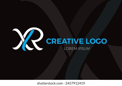 A creative logo with the initials XR that is simple but looks cool