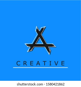 Creative Logo Letter A. with a unique and charming shape. logo, design, identity, concept