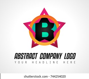Diseño con logotipo creativo de la letra B para la identidad de marca, el perfil de la empresa o los logotipos corporativos con un estilo depurado, elegante y moderno.