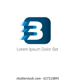 creative logo letter B  template design